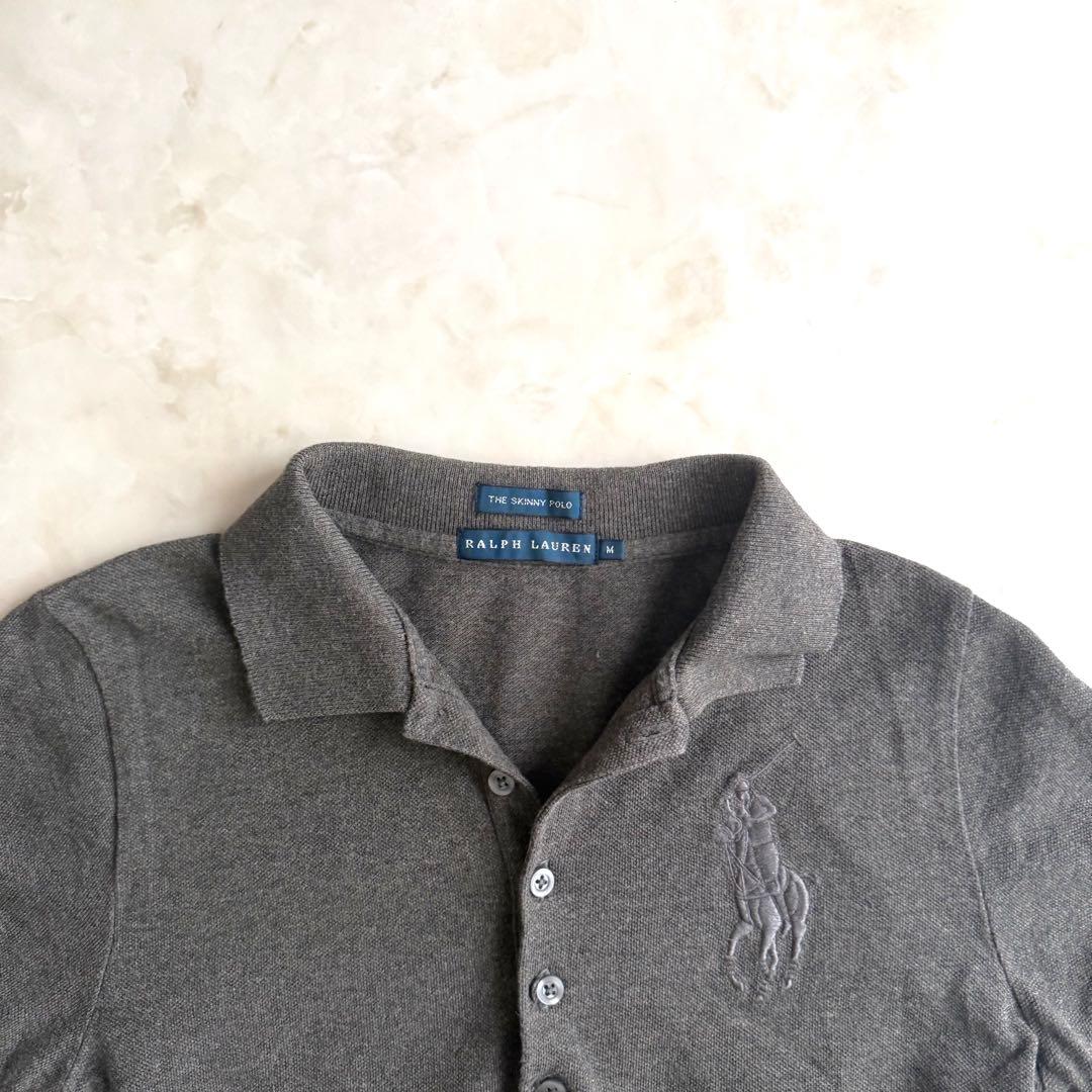 ビッグポニー　ラルフローレン ポロシャツ グレー　M RALPH LAUREN