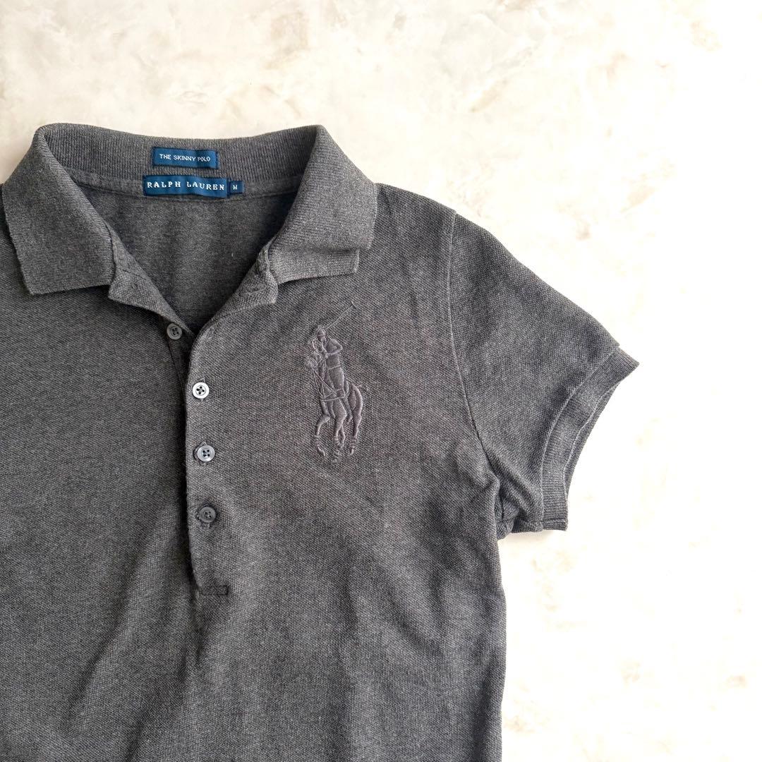 ビッグポニー　ラルフローレン ポロシャツ グレー　M RALPH LAUREN