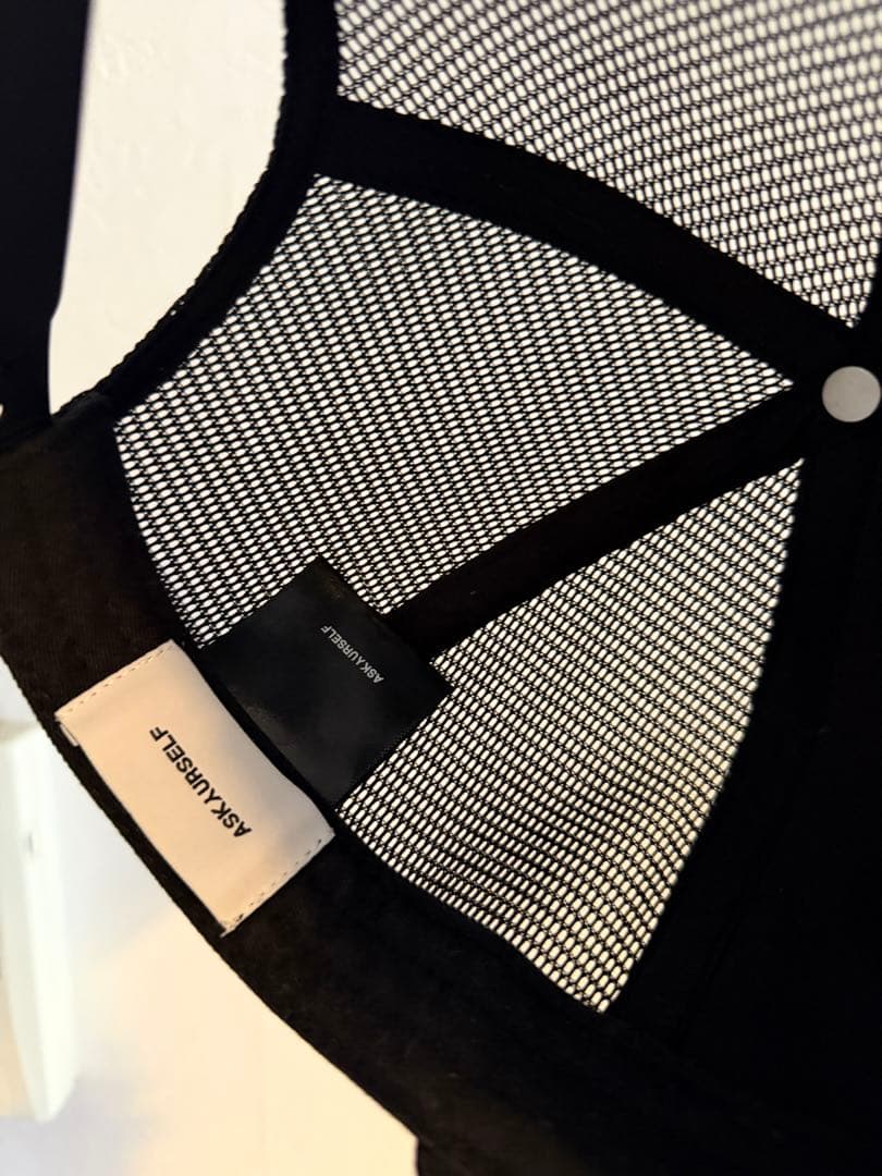 帽子 ASKYURSELF / cross studs trucker