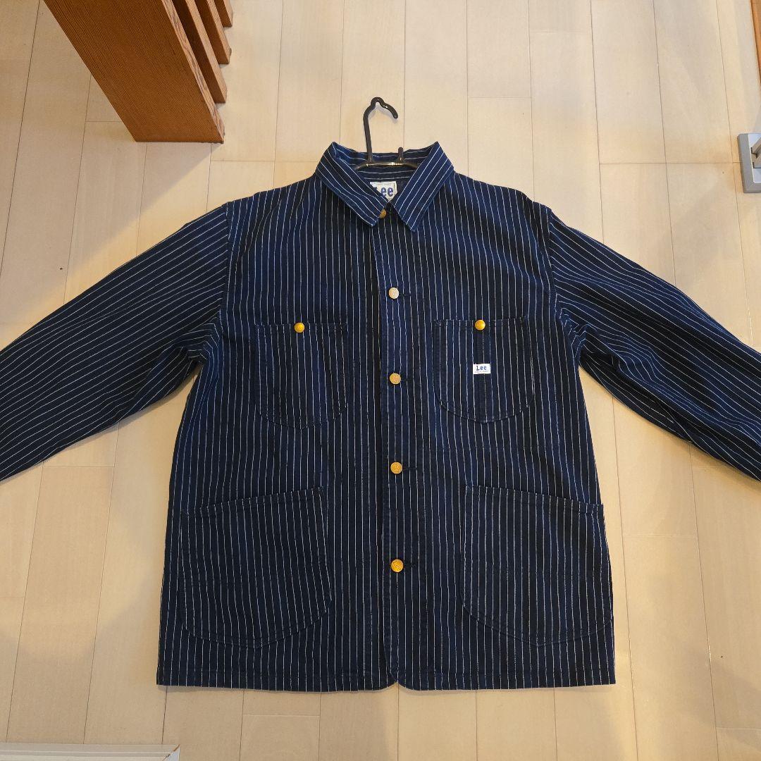 Lee DUNGAREES ロコジャケット カバーオール ストライプ