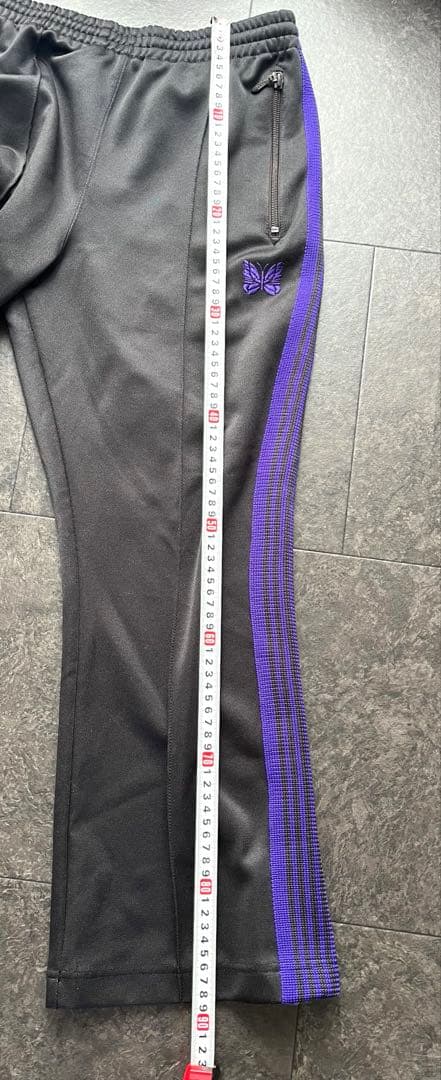 Needles トラックパンツ フレア ブーツカット パープル　Sサイズ