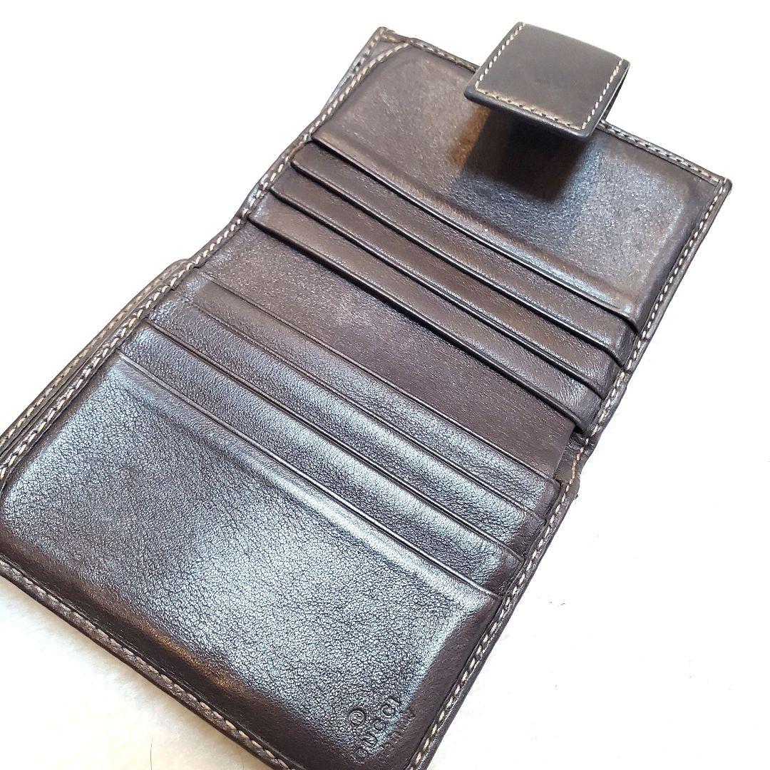 【希少 美品】 GUCCI 折り財布 グッチョリチワワ キャンバス レザー GG