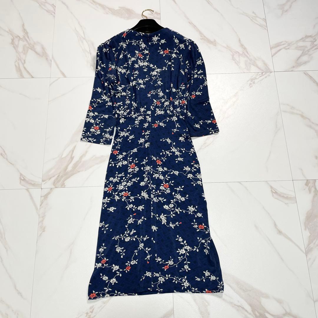 kay Me ケイミー あいミシェルヴィーナスワンピース 花柄 七分袖 13号