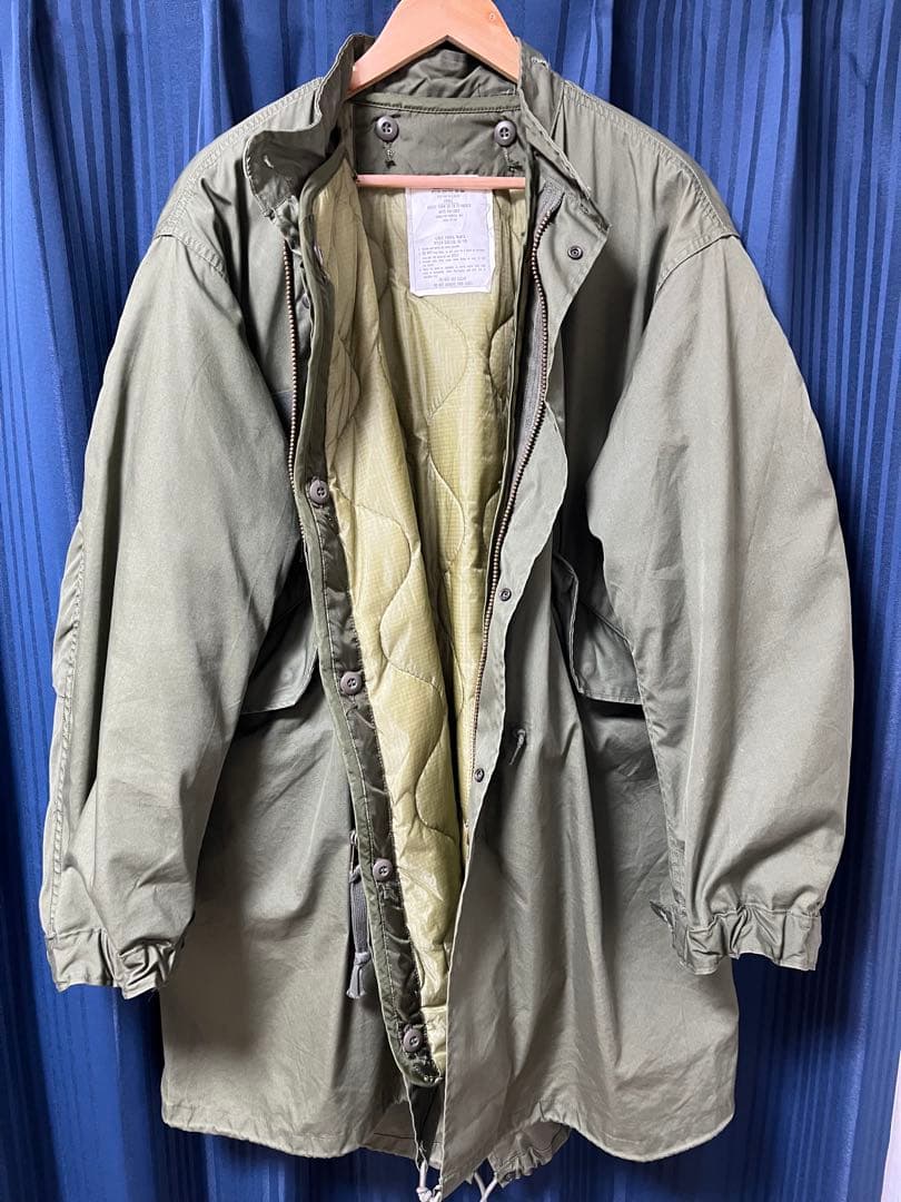 デットストック【米軍実物】★m65フィッシュテール　m65モッズコート★s