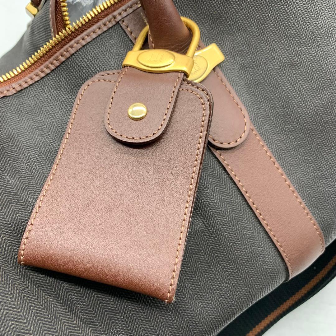 ダンヒル ボストンバッグ レザー