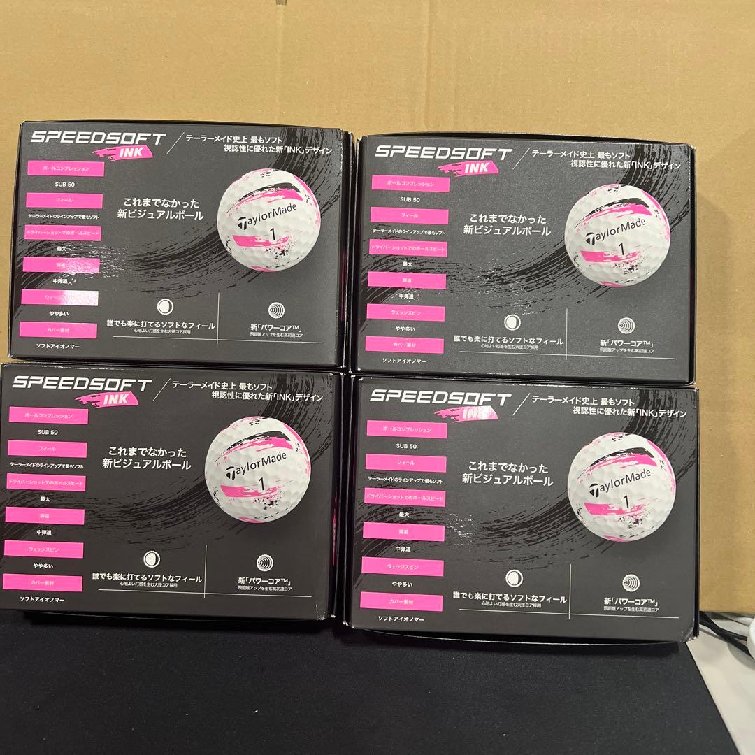 TaylorMade SPEED SOFT INK ピンク4ダース