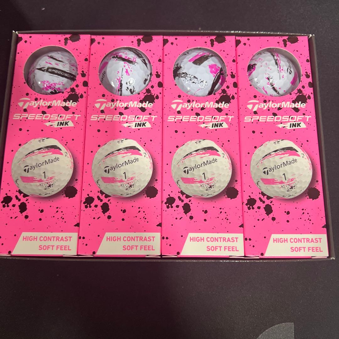 TaylorMade SPEED SOFT INK ピンク4ダース