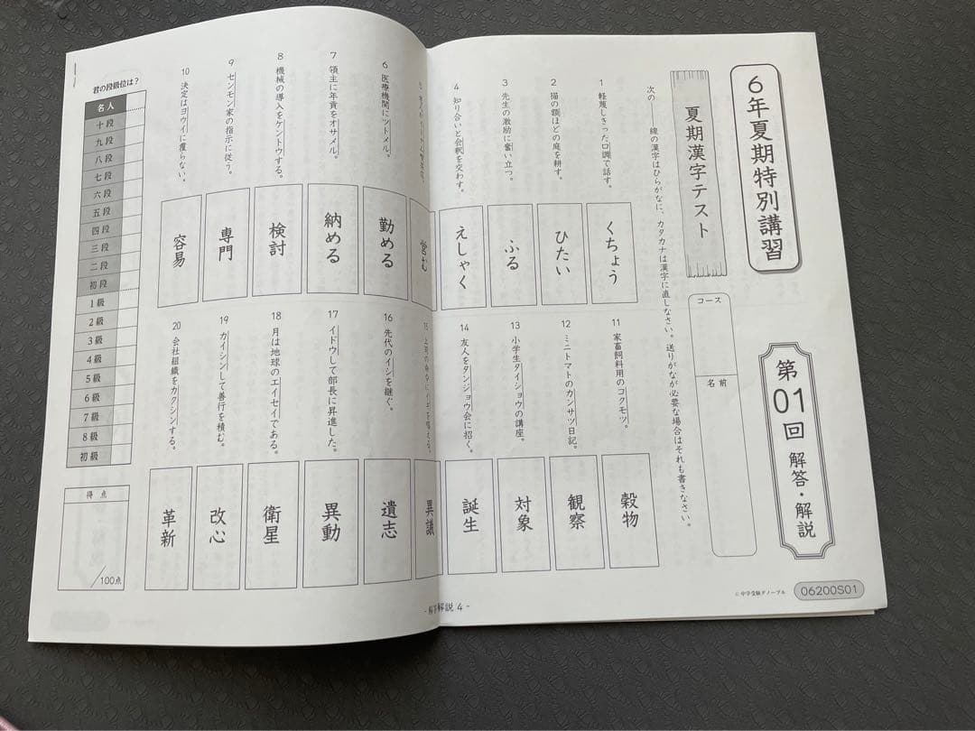 グノーブル　国語　6年