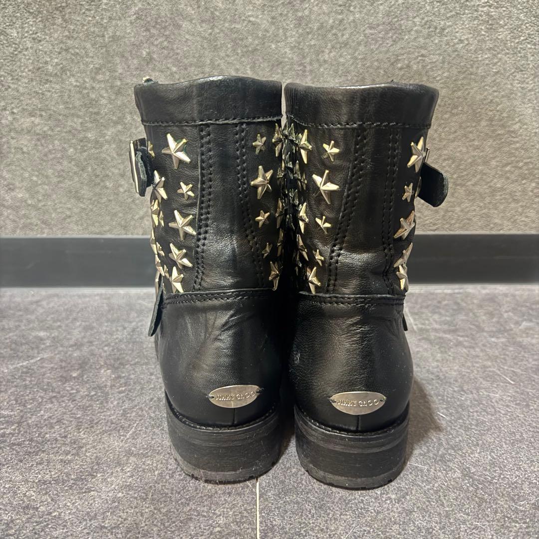 Jimmy Choo ジミー チュウ スタースタッズエンジニアブーツ サイズ40