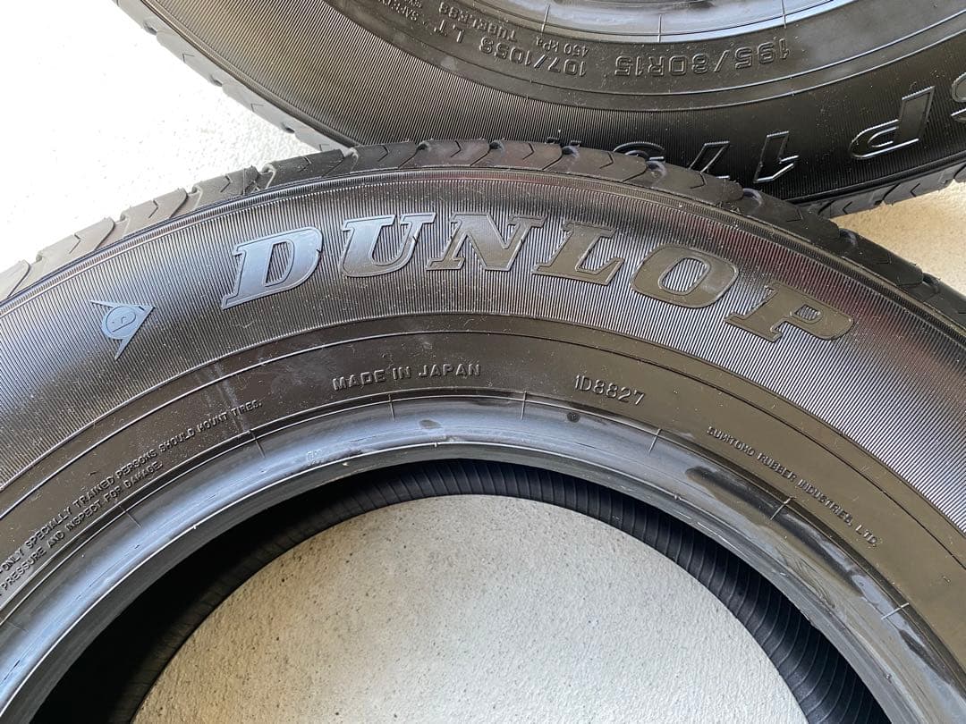[新車外し 送料無料] 195/80R15 DUNLOP SP175N