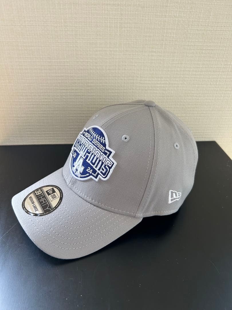 NEW ERA　ニューエラ　CAP　ドジャース　ワールドシリーズ グレー　M-L