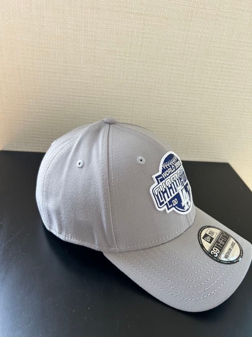 NEW ERA　ニューエラ　CAP　ドジャース　ワールドシリーズ グレー　M-L