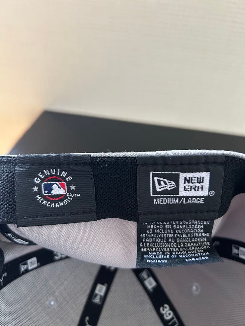 NEW ERA　ニューエラ　CAP　ドジャース　ワールドシリーズ グレー　M-L