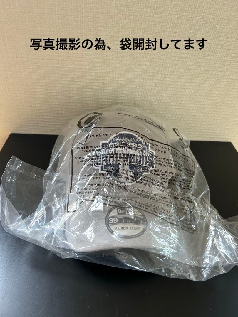 NEW ERA　ニューエラ　CAP　ドジャース　ワールドシリーズ グレー　M-L