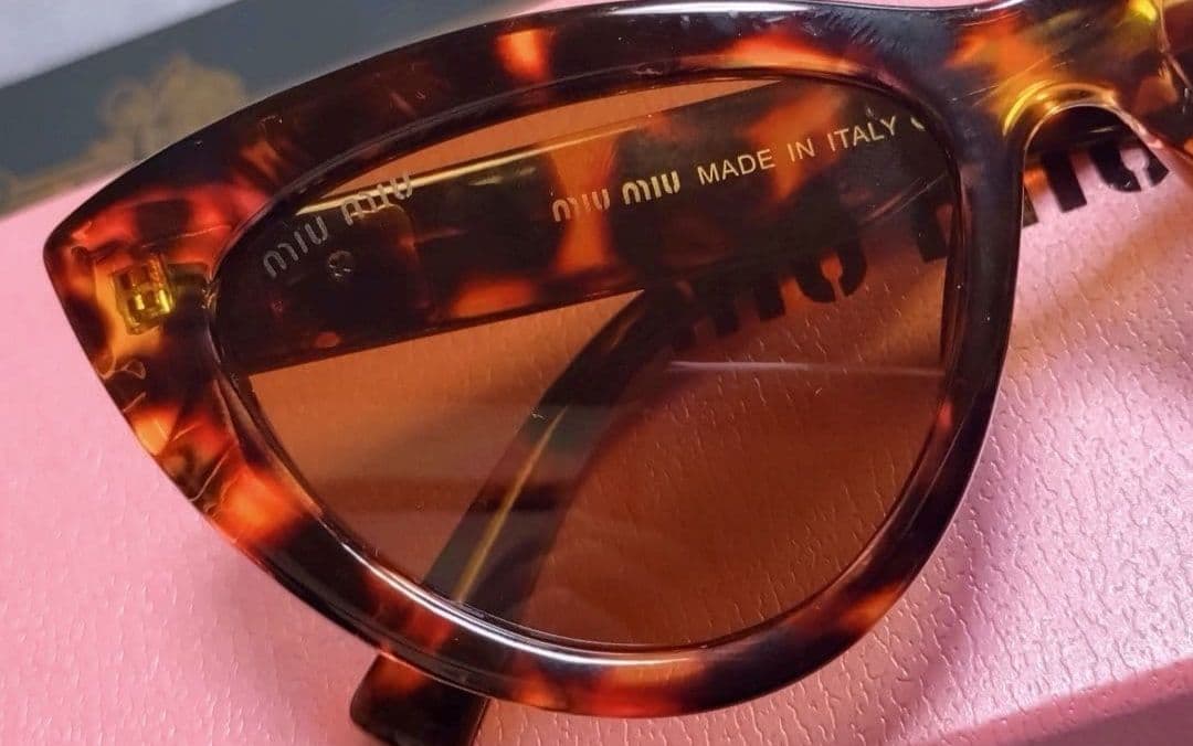 最終価格！miu miu キャットアイ サングラスべっ甲ブラウン