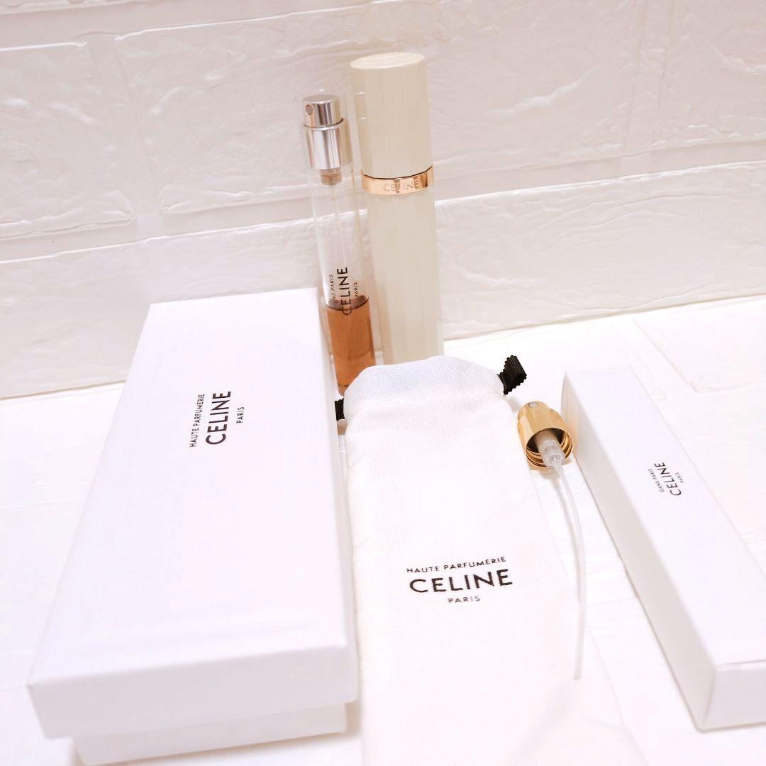 CELINE 香水 トラベルスプレー　アイボリー　ダンパリ