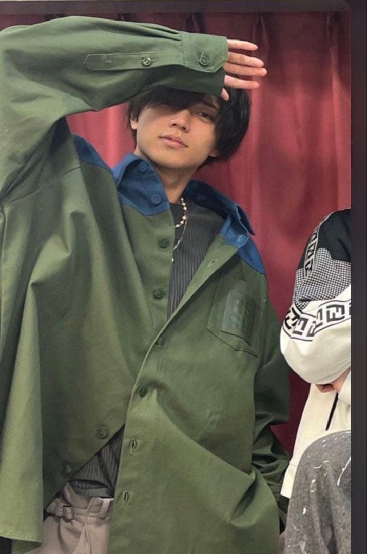 RAFSIMONSラフシモンズ　バイカラーシャツ