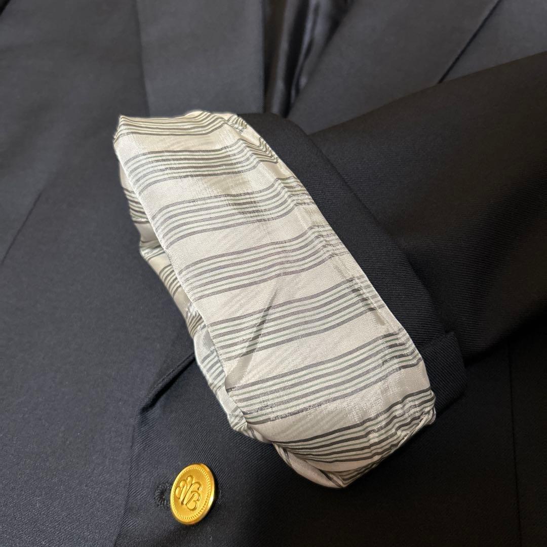 【美品】brooks brothers 紺ブレ　金ボタン　usa製　ロロピアーナ