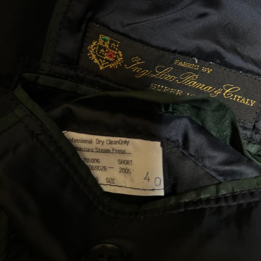 【美品】brooks brothers 紺ブレ　金ボタン　usa製　ロロピアーナ