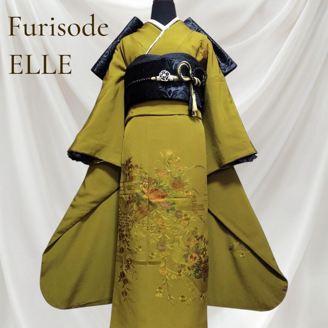 vivace☆希少！振袖フルセット(7点)成人式・スワトウ刺繍・色無地振袖