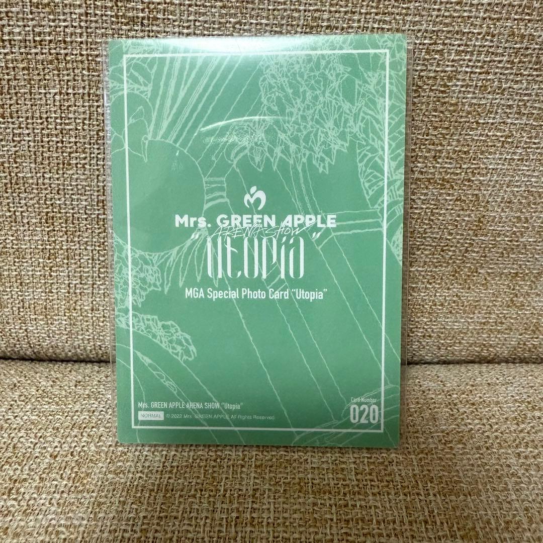 Mrs. GREEN APPLE 大森元貴 Utopia フォトカ