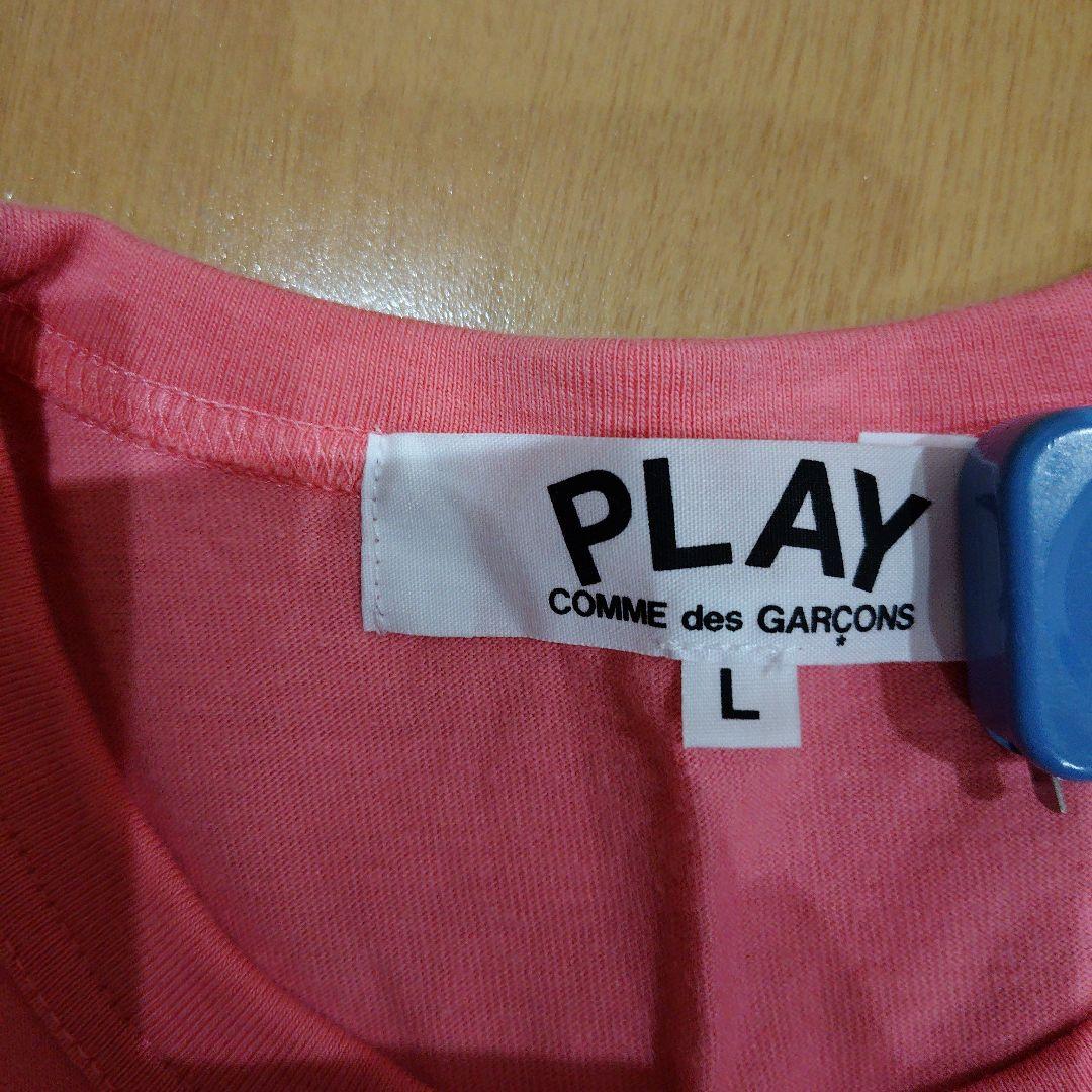 PLAY COMME des GARÇONS ピンク　半袖T Tシャツ