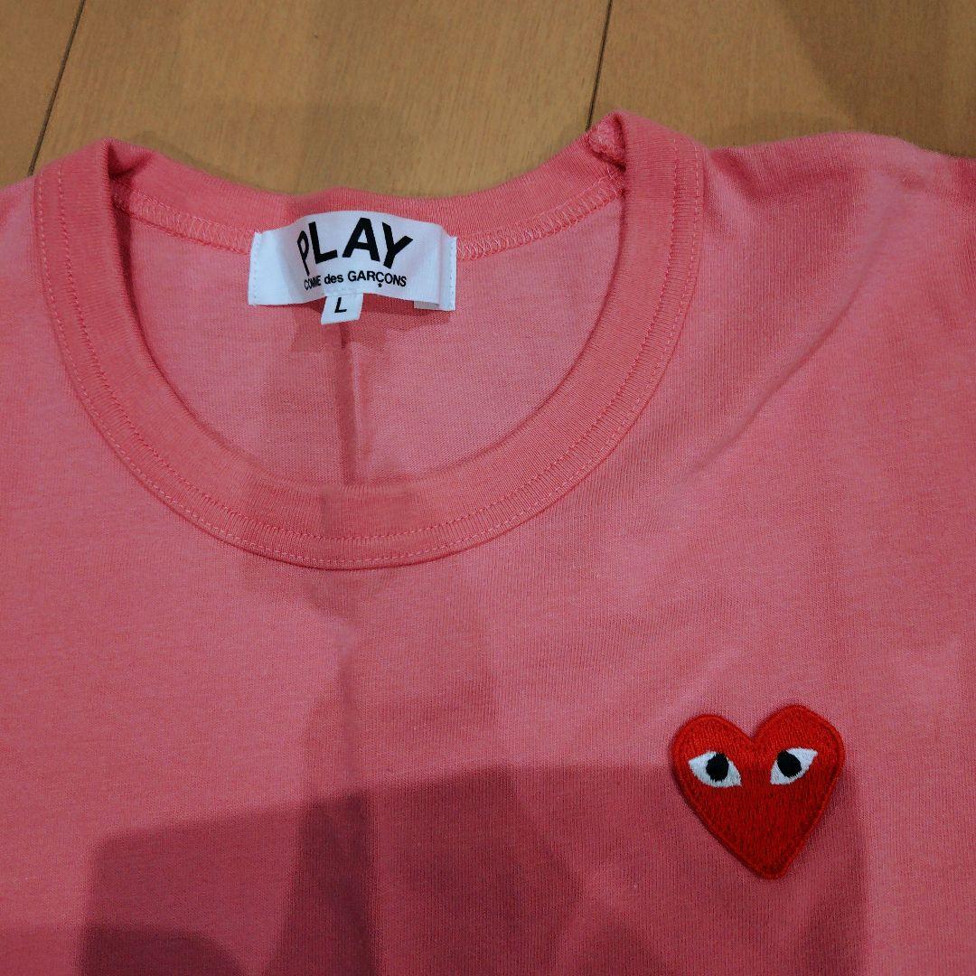 PLAY COMME des GARÇONS ピンク　半袖T Tシャツ
