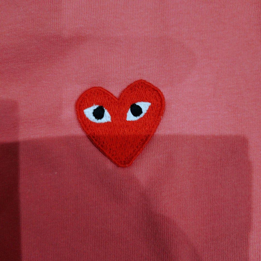 PLAY COMME des GARÇONS ピンク　半袖T Tシャツ
