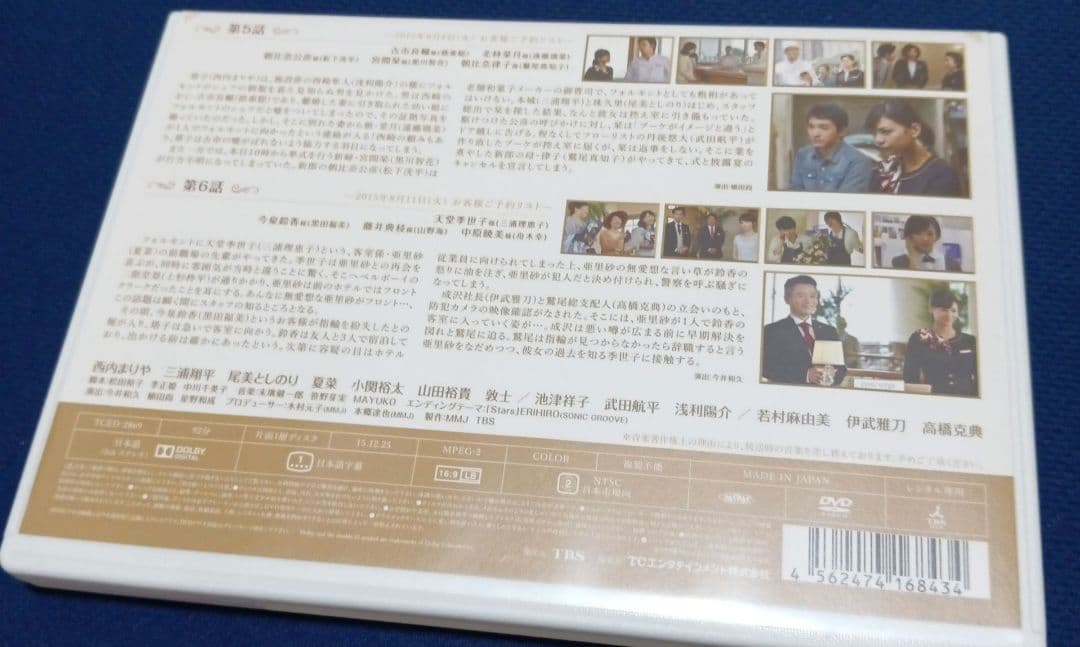 DVD ホテルコンシェルジュ　DVD 5巻セット　西内まりや他