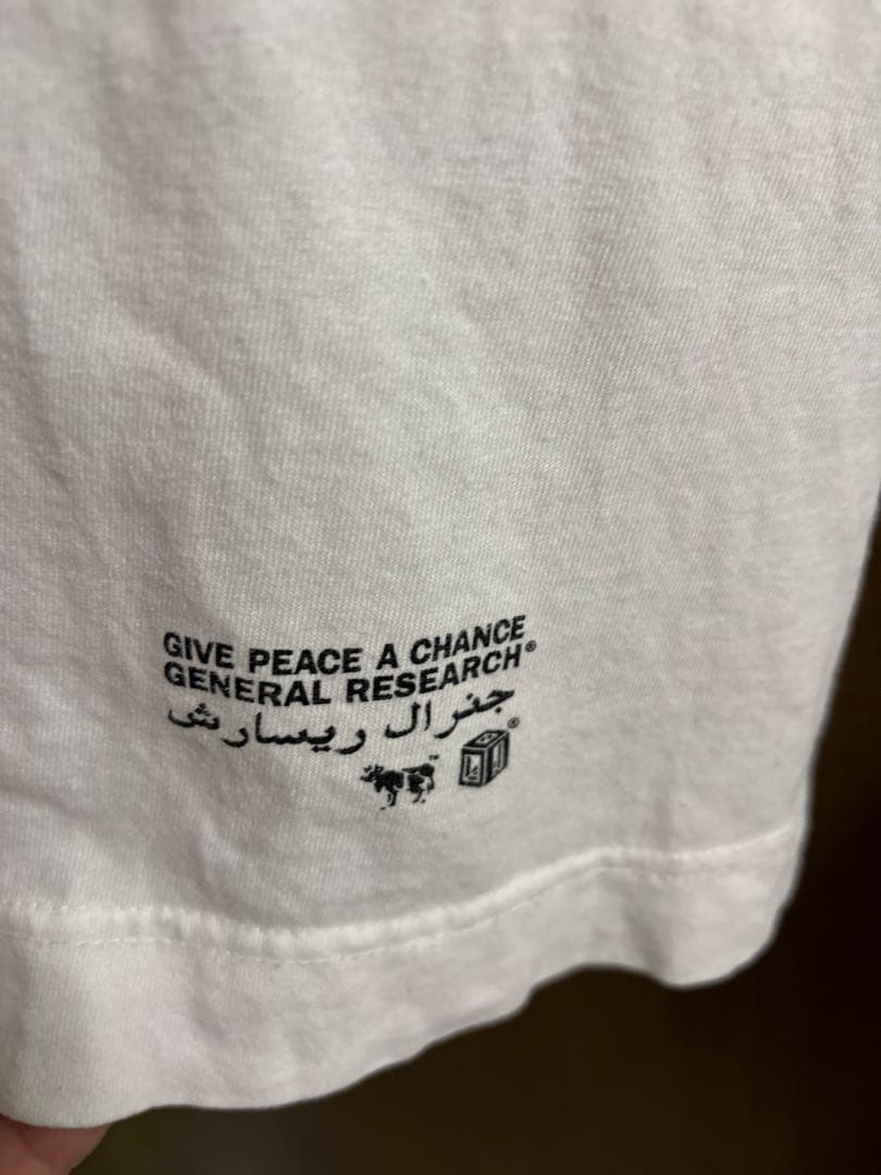 2002年　VINTAGE　GENERAL RESEARCH Tシャツ ホワイト