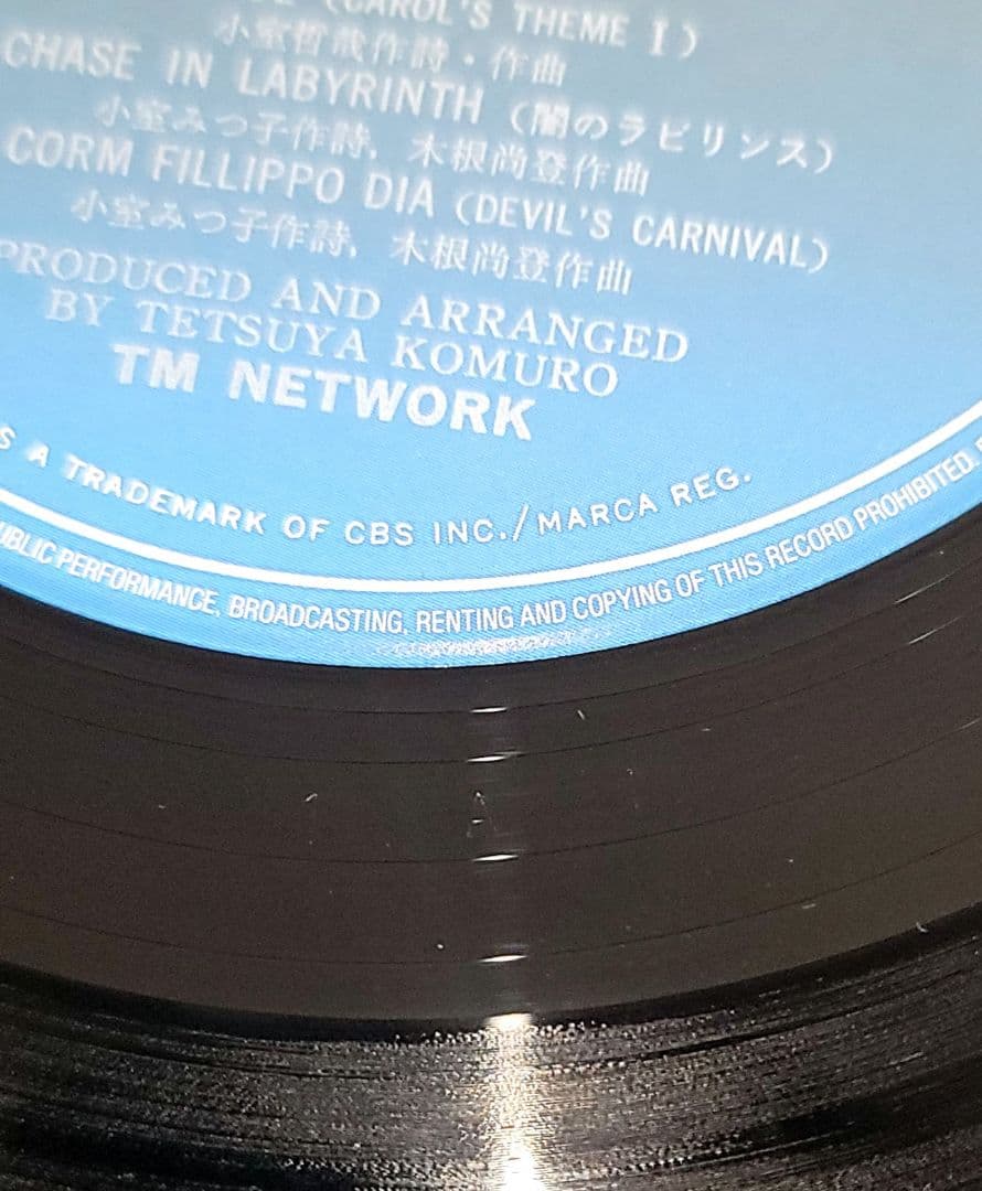 【希少LP盤】TM NETWORK / CAROL キャロル レコード 1Aマト