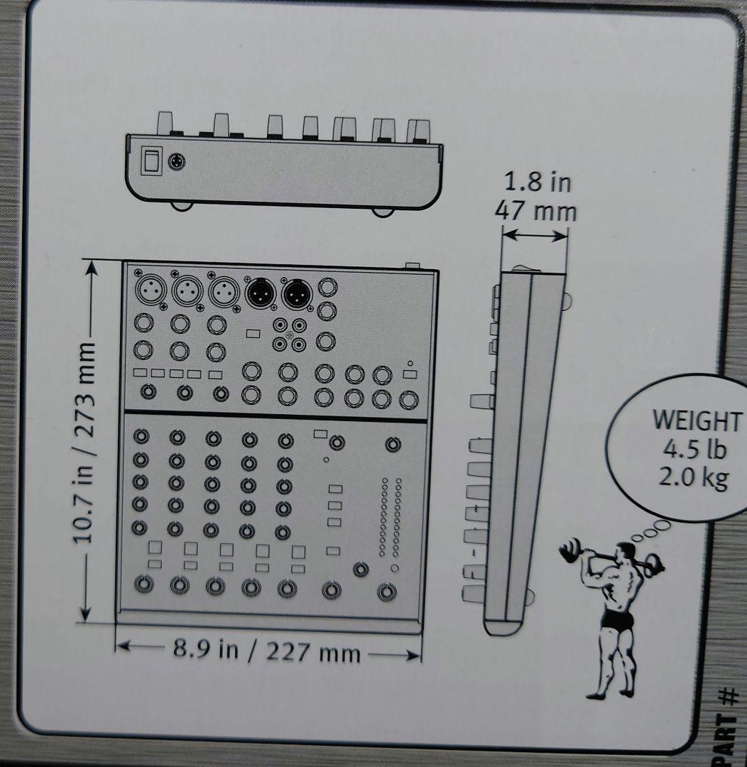 ★MACKIE 802VLZ4 アナログミキサー