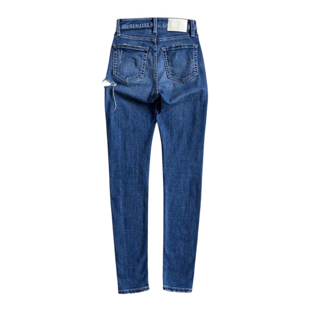 GYDA M/W Side Ripped ダメージ スキニーデニム XS