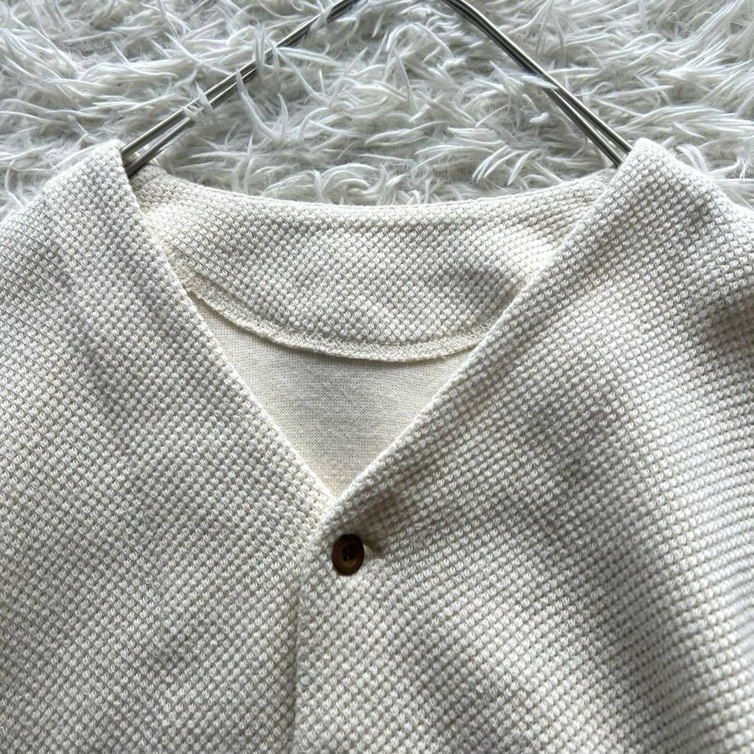 nest Robe ネストローブ コットンブロック カノコワッフルカーディガン