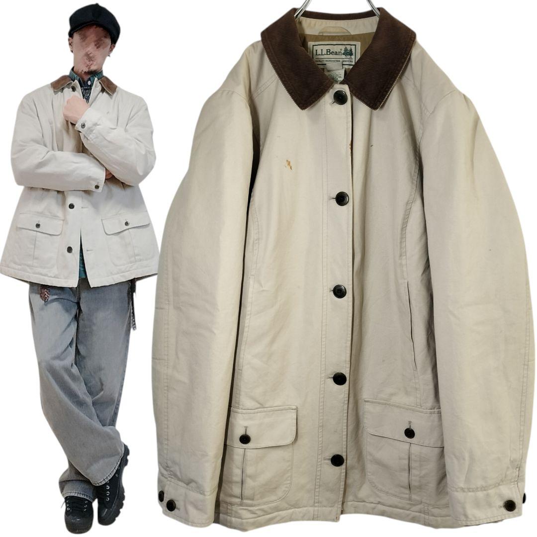 L.L.Beanエルエルビーン 中綿キルティング カバーオール ジャケット XL