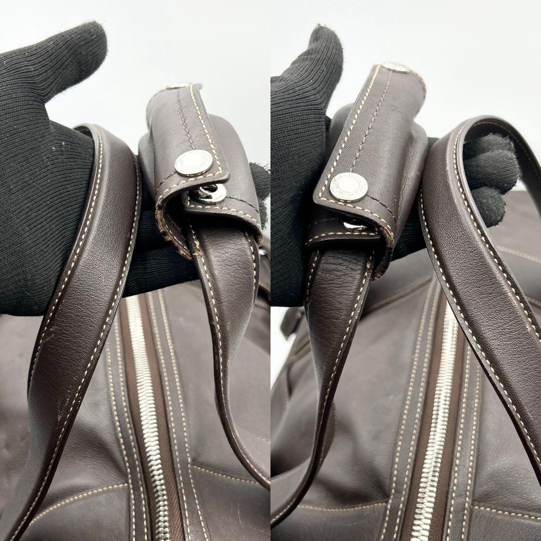 希少✨ コーチ ボストンバッグ 2way レザー ドイツホック 大容量 鍵