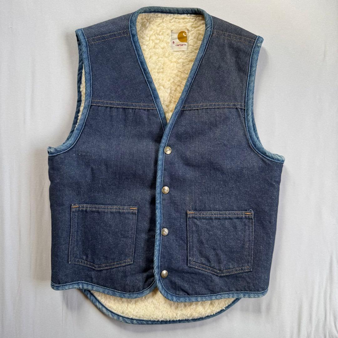carhartt デニム ボア ベスト