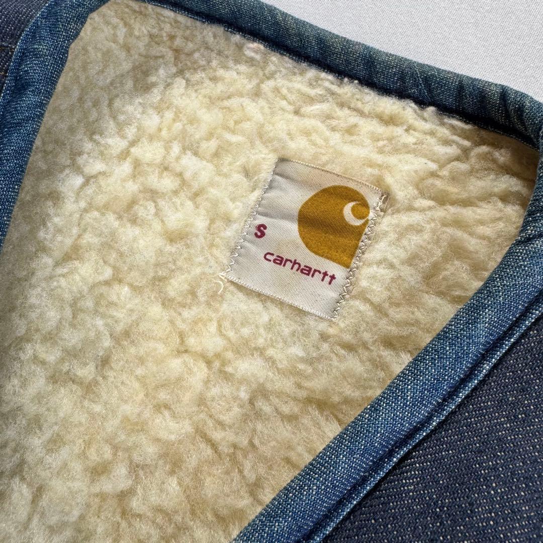 carhartt デニム ボア ベスト