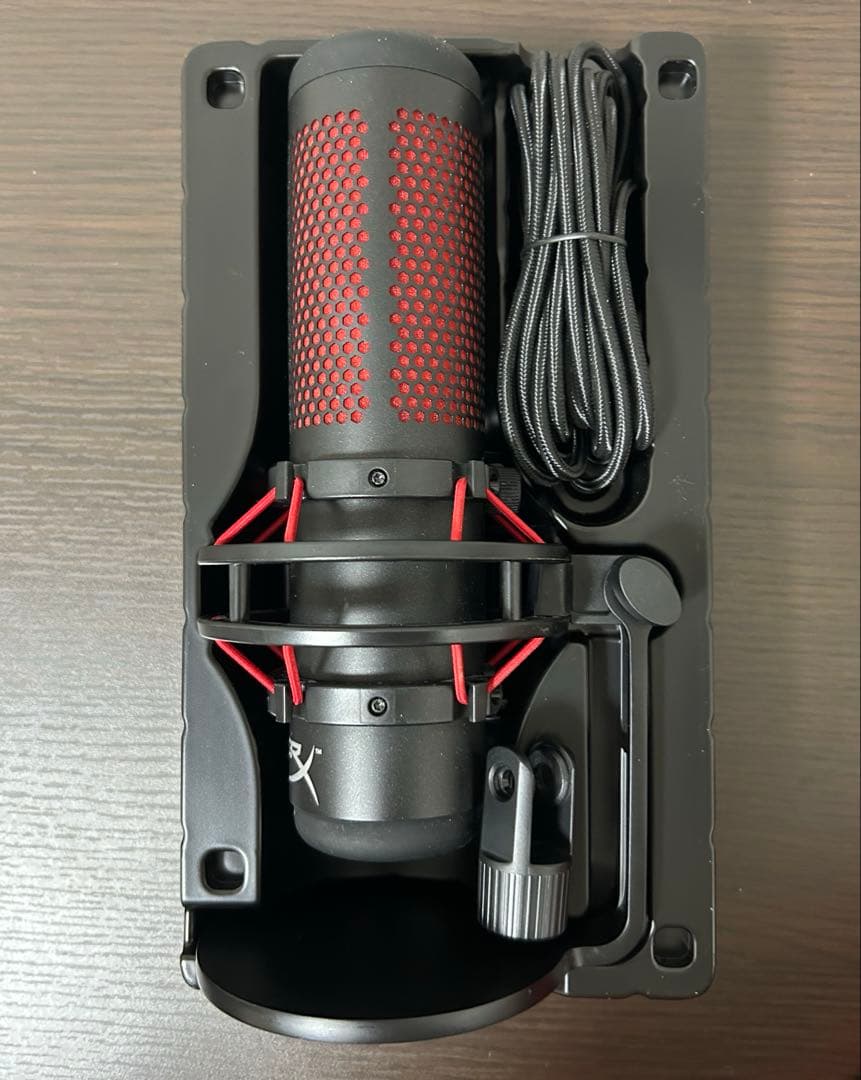 HyperX QuadCast(HX-MICQC-BK)ゲーミングマイク
