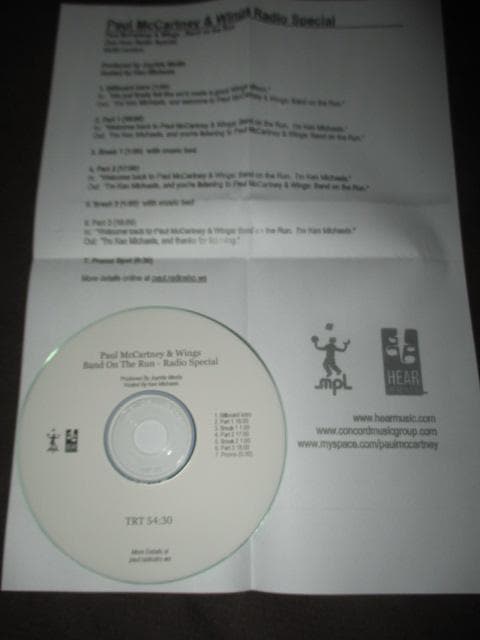 洋楽 paul mccartney band on the run RARE SET