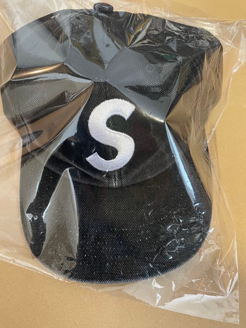 帽子 supremePigmentCoatedCanvas S Logo 6Panel