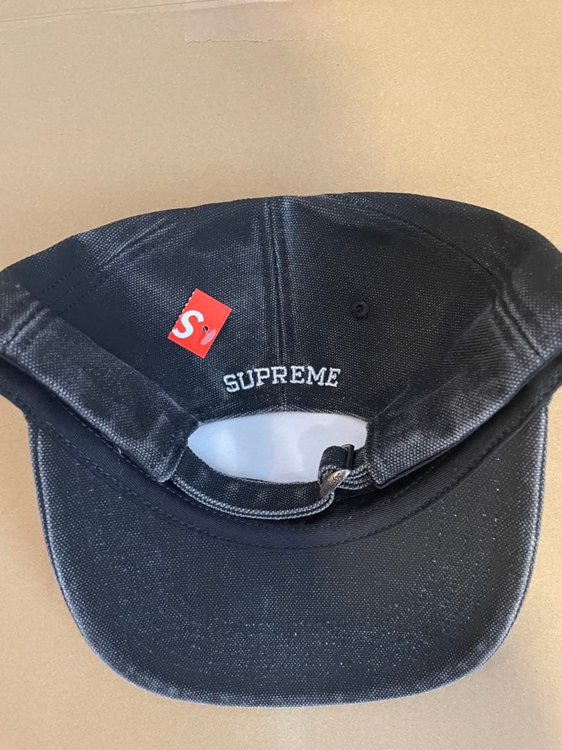 帽子 supremePigmentCoatedCanvas S Logo 6Panel