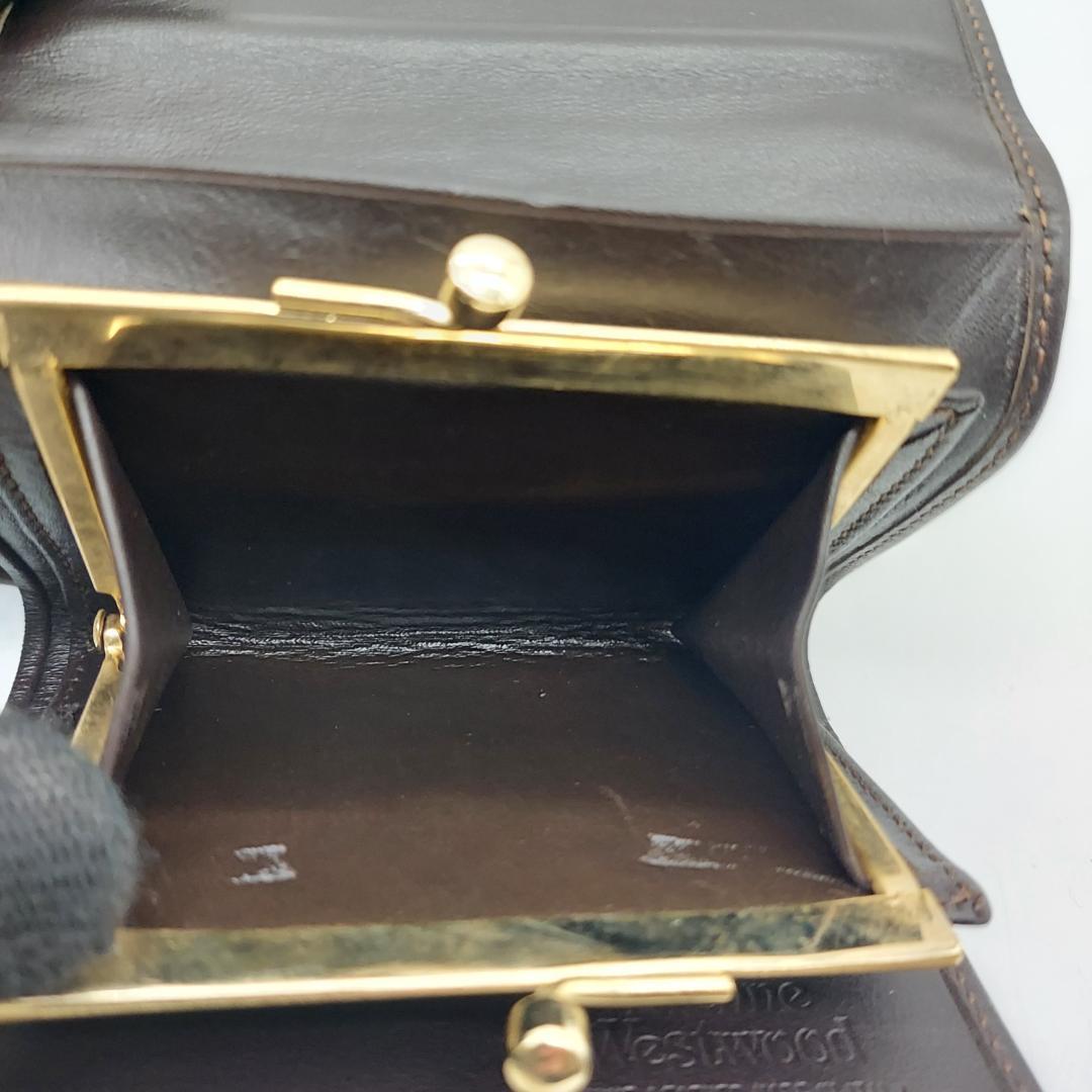 美品　ヴィヴィアンウエストウッド　三つ折り財布　チェック柄