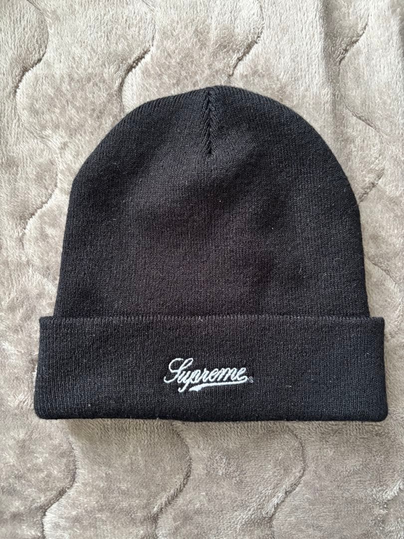 Supreme 黒 ニット帽 ラフライダーズ