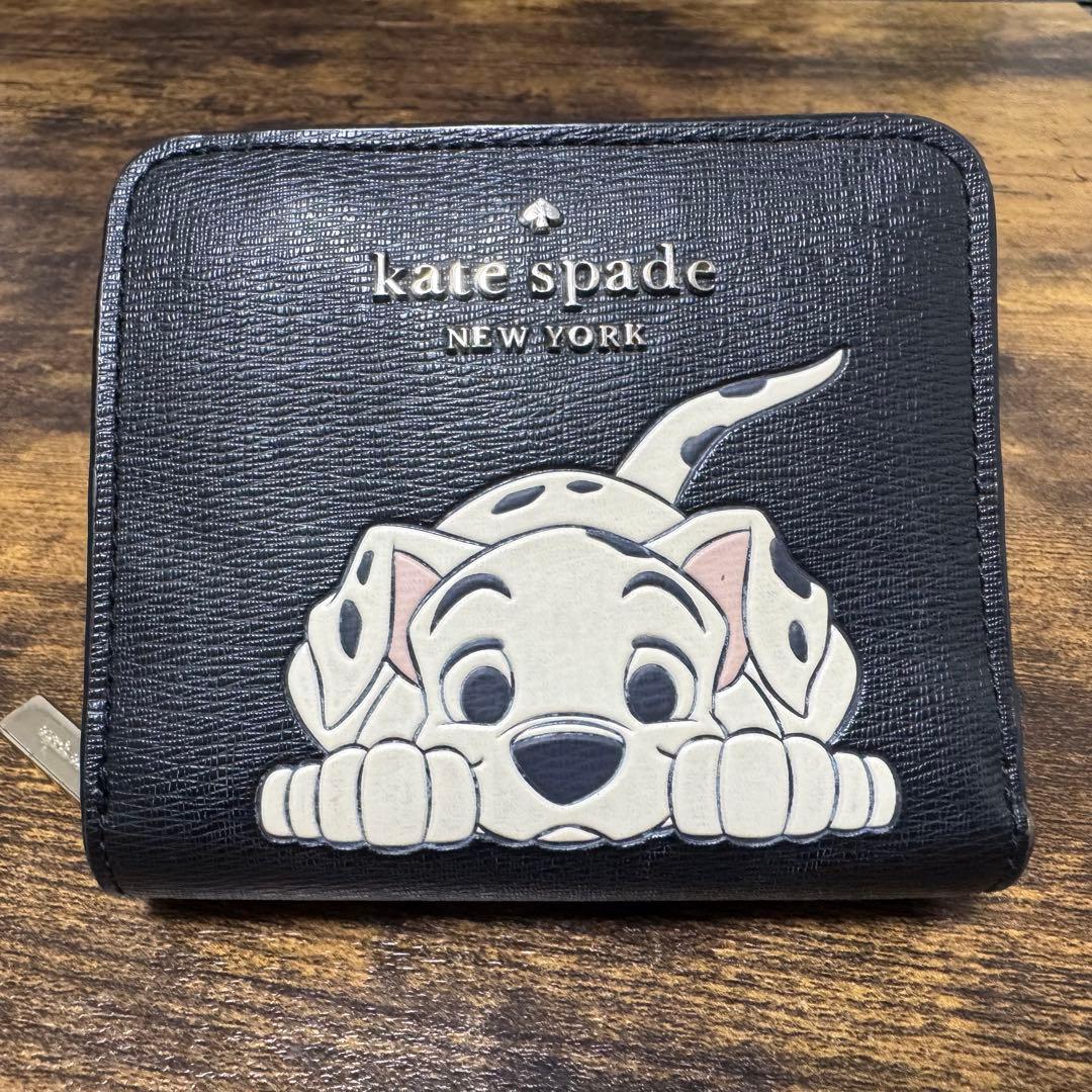 kate spade new york 101匹わんちゃん　二つ折り財布