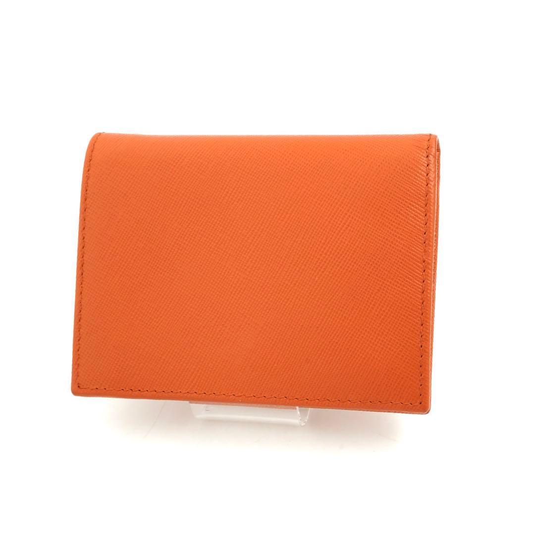 ✨未使用展示品・箱付き✨　PRADA ミニ財布　サフィアーノレザー　二つ折り