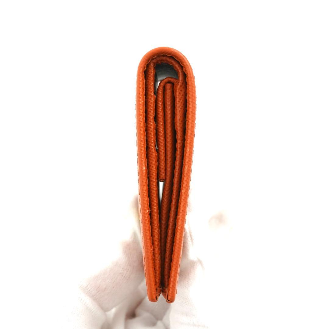 ✨未使用展示品・箱付き✨　PRADA ミニ財布　サフィアーノレザー　二つ折り