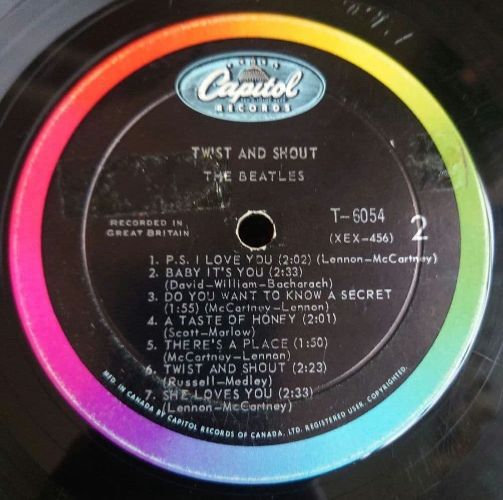 カナダ盤The Beatles twist and shout