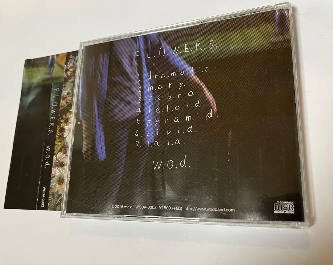 w.o.d. 「F.L.O.W.E.R.S.」CD 7曲入りミニアルバム 廃盤