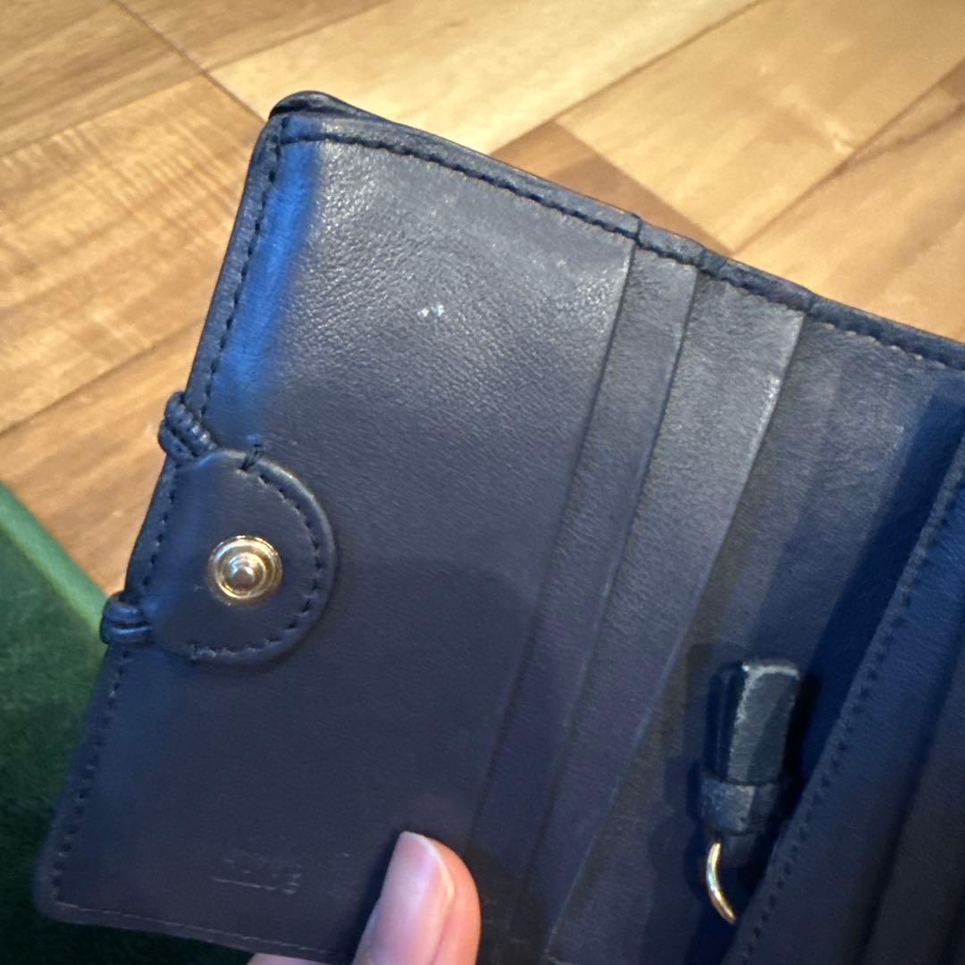Chloé ネイビー 二つ折り財布